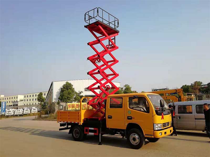 江鈴10米升降平臺(tái)式高空作業(yè)車(chē)