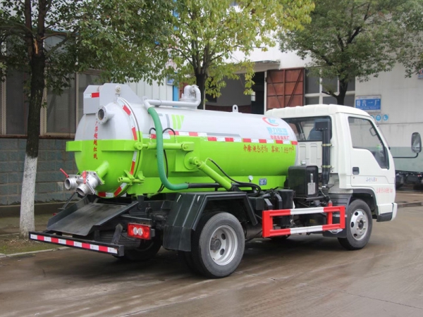 福田小卡3方吸污車(chē)